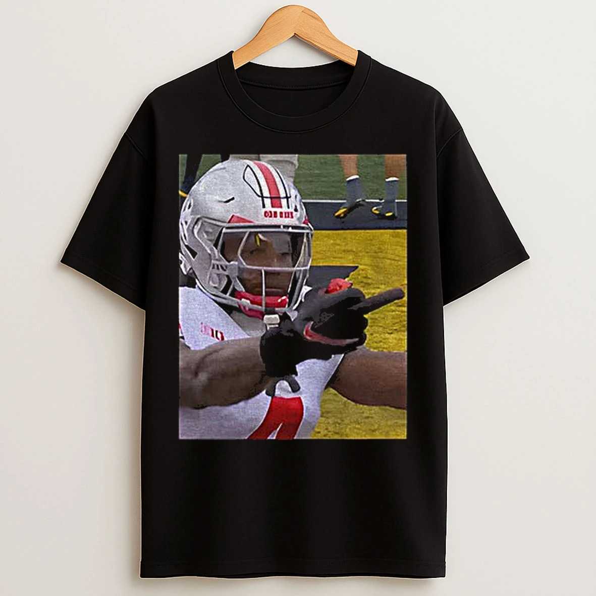 Classic Jeremiah Smith Flips Off Michigan Fan Football Ohio State Rivalry Moment T Shirts