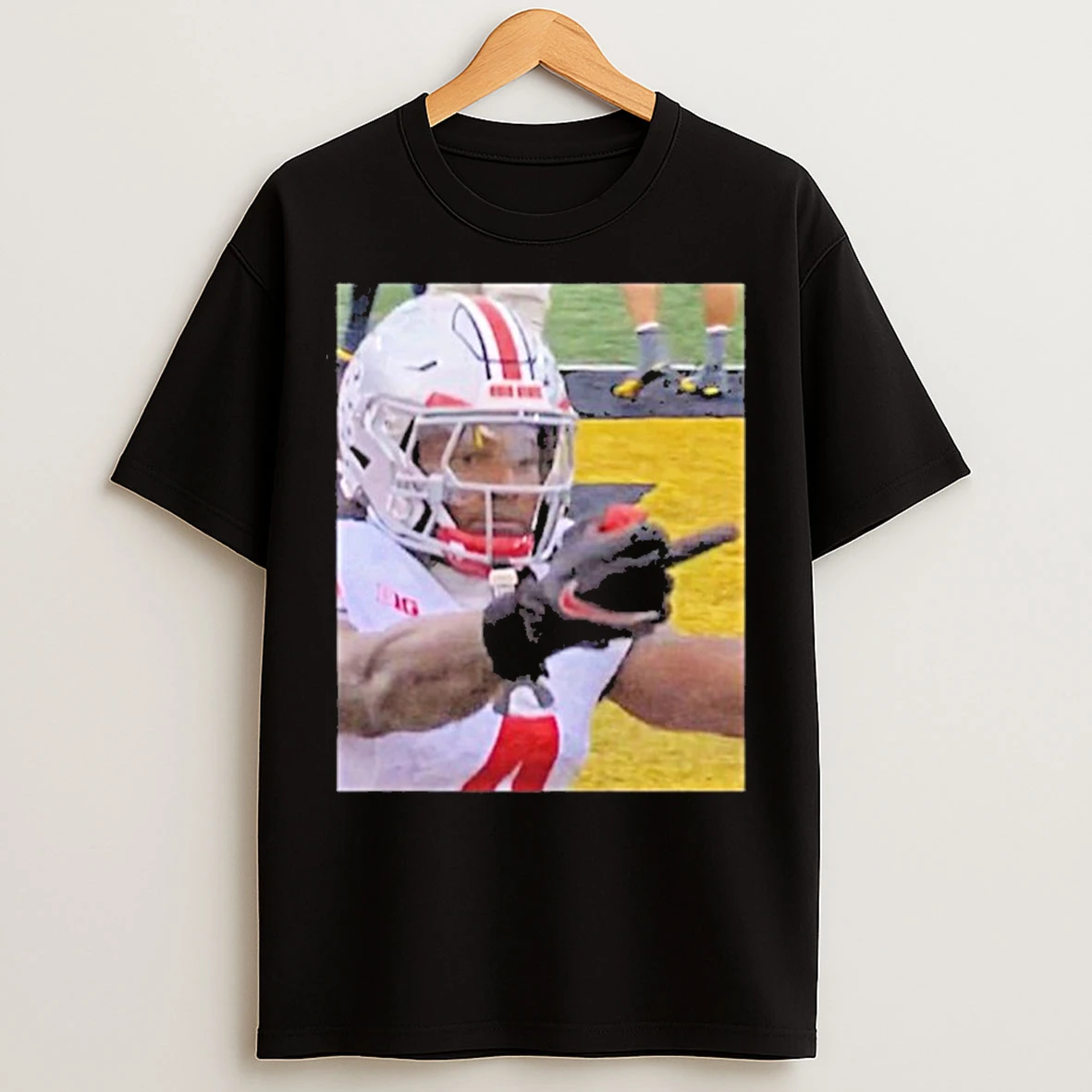 Classic Jeremiah Smith Flips Off Michigan Fan Football T Shirts