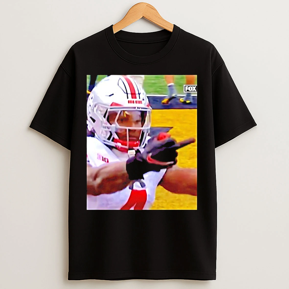 Classic Jeremiah Smith Middle Finger Fan Michigan Fan T Shirts