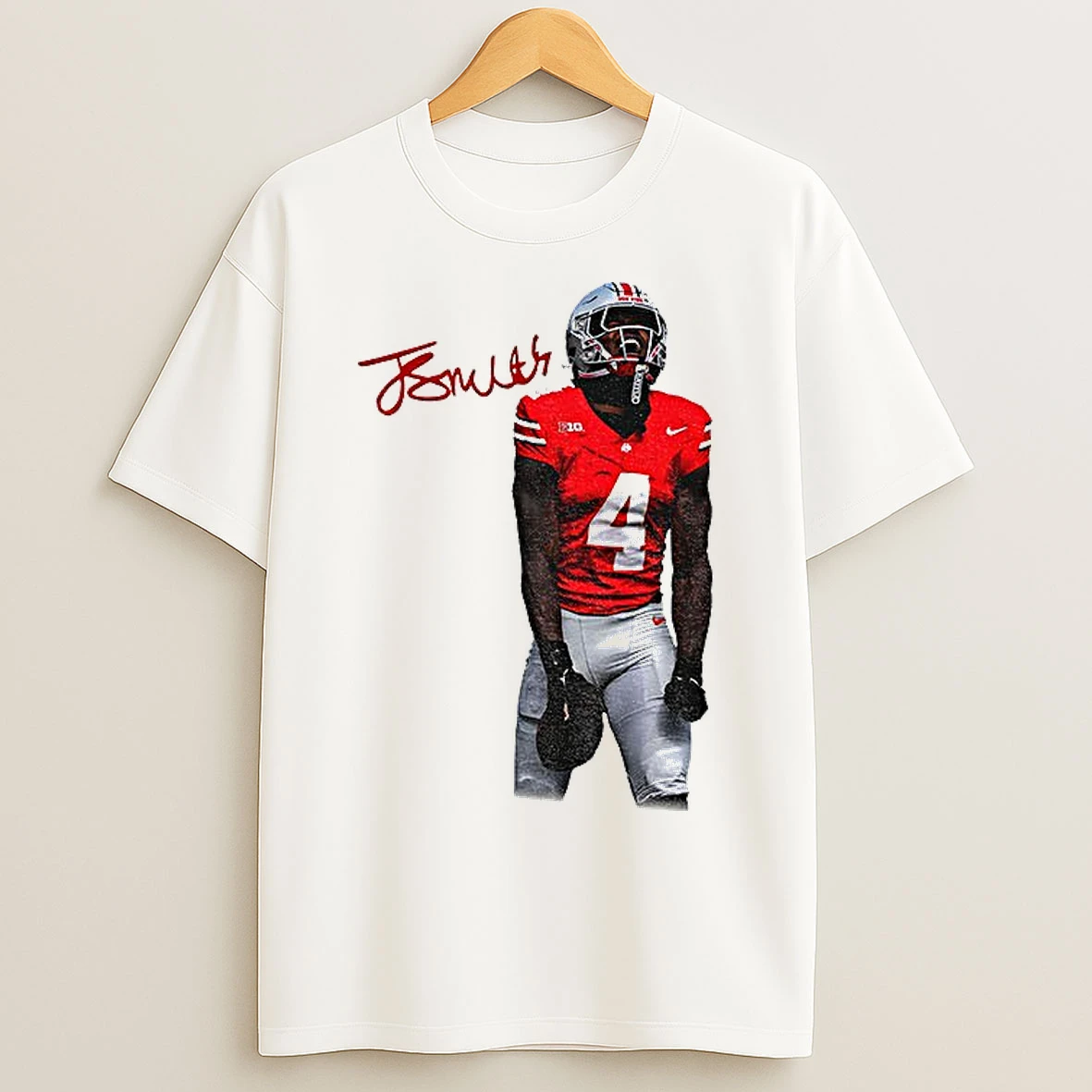 Classic Jeremiah Smith Shout Loudly Ohio State Buckeyes Football Nfl 2025 Signature T Shirts