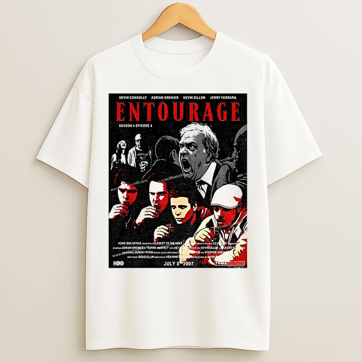 Classic Jerry Ferrara Kevin Connolly Kevin Dillon Adrian Grenier Entourage Season 4 Episde 4 T Shirts