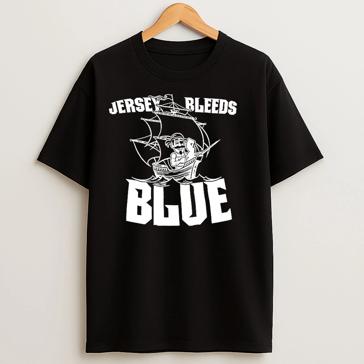 Classic Jersey Bleeds Blue Seton Hall Pirates Mens Basketball T Shirts