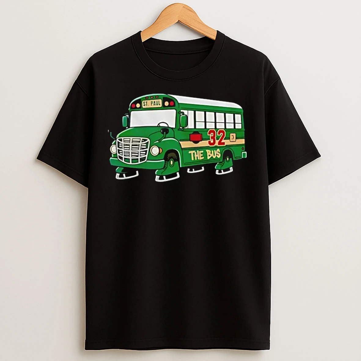 Classic Jesper Wallstedt Gus The Bus St Paul Minnesota Wild T Shirts