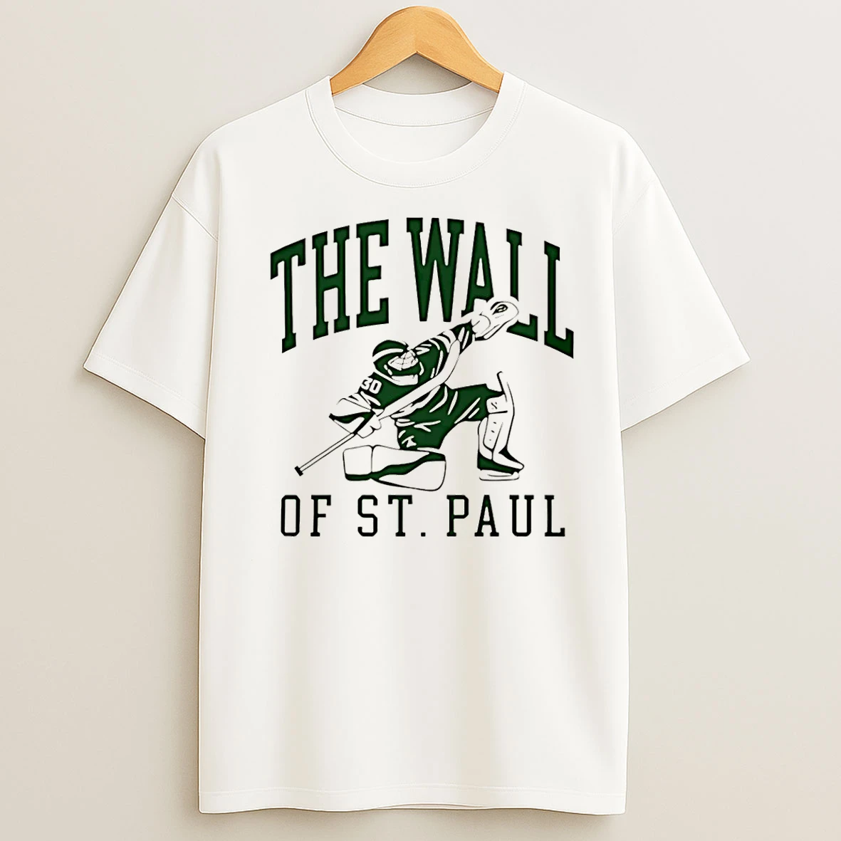 Classic Jesper Wallstedt The Wall Of St Paul Minnesota Wild Christmas T Shirts