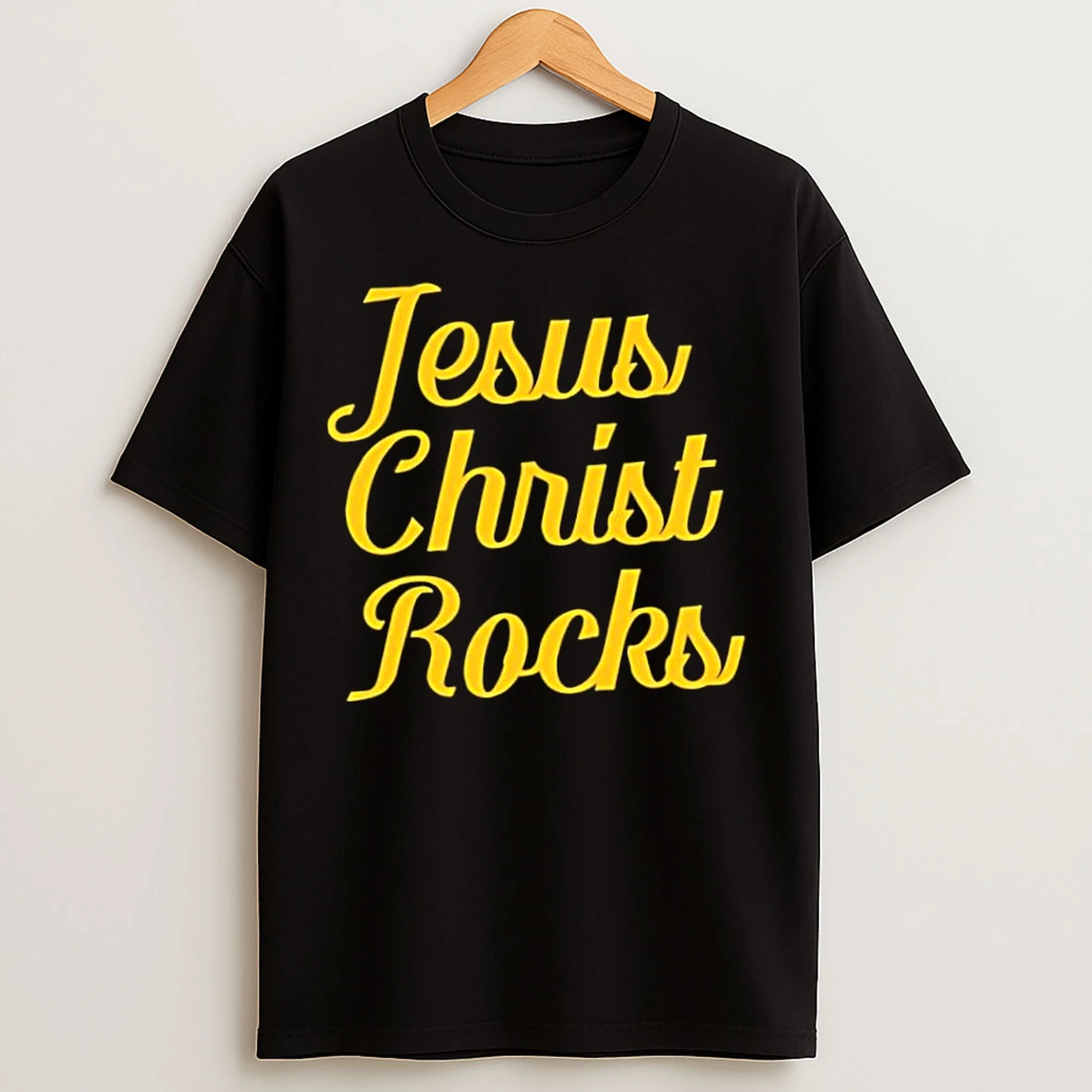 Classic Jesus Christ Rocks T Shirts