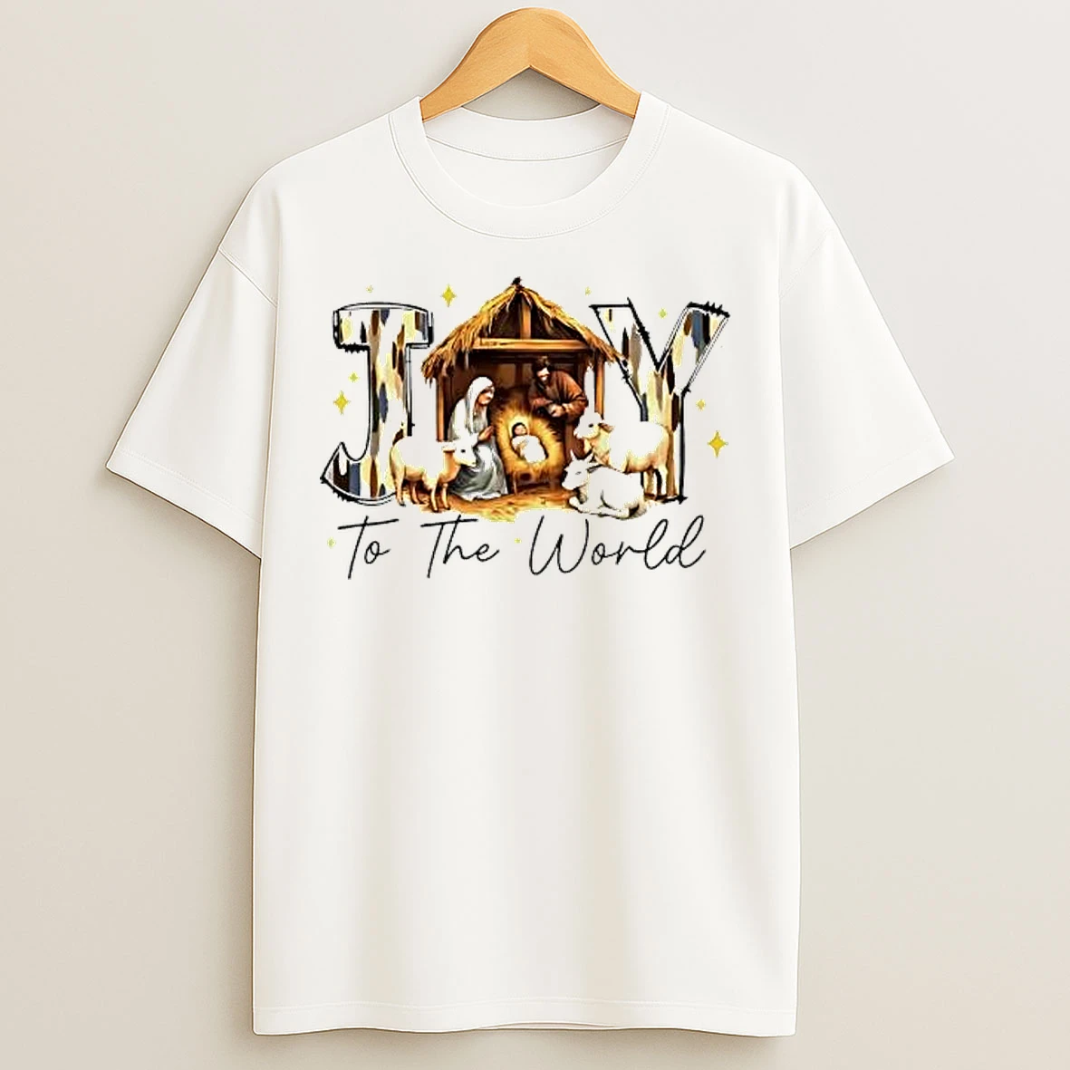 Classic Jesus Joy To The World T Shirts