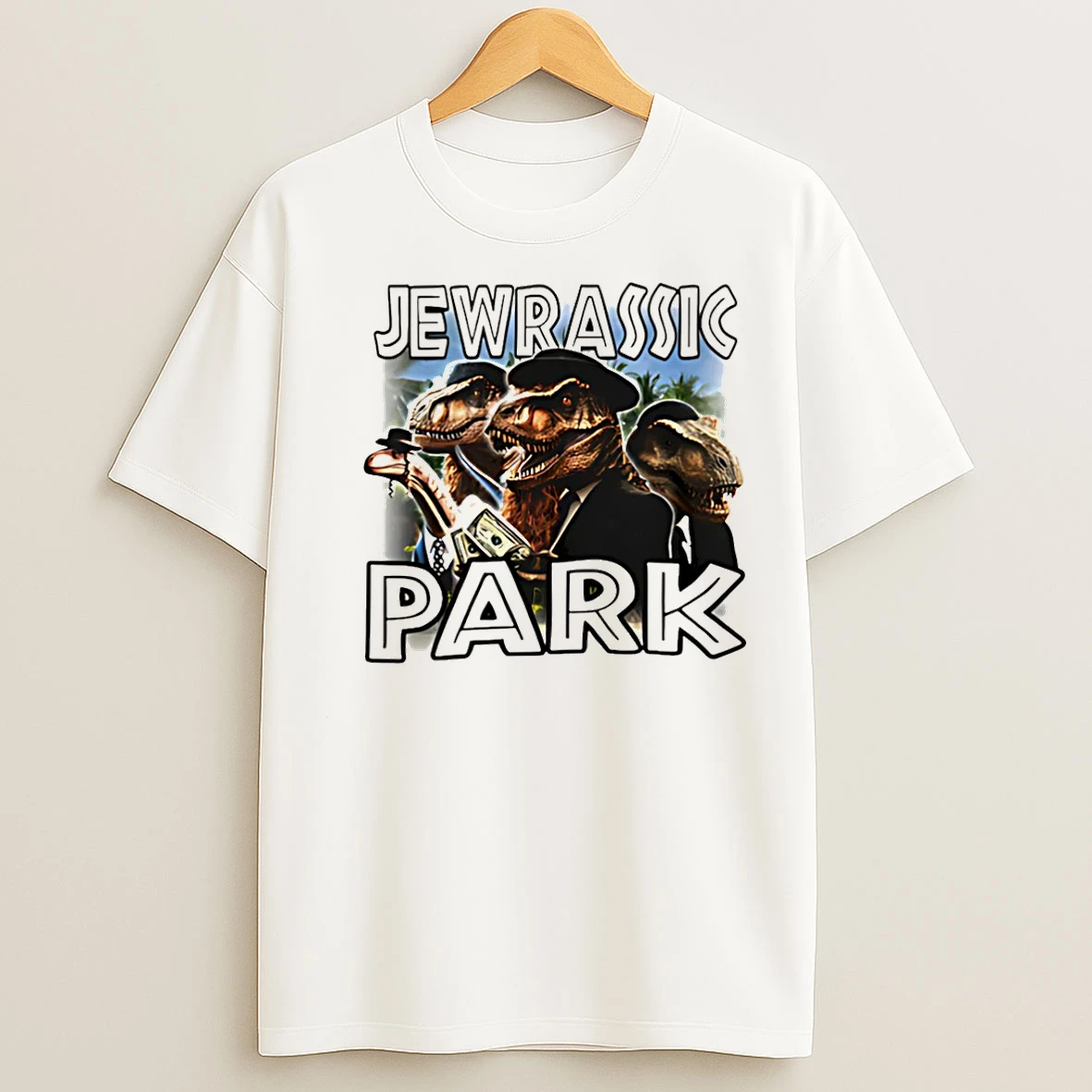 Classic Jewrassic Park Dinosaur Graphic Christmas T Shirts