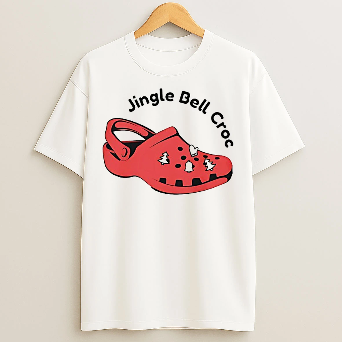 Classic Jingle Bell Croc Christmas T Shirts