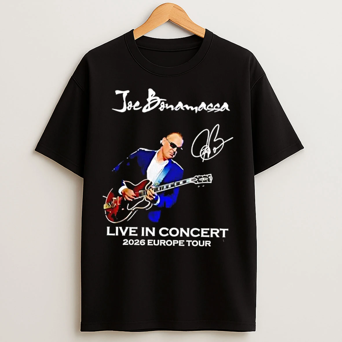 Classic Joe Bonamassa Live In Concert Tour 2026 T Shirts