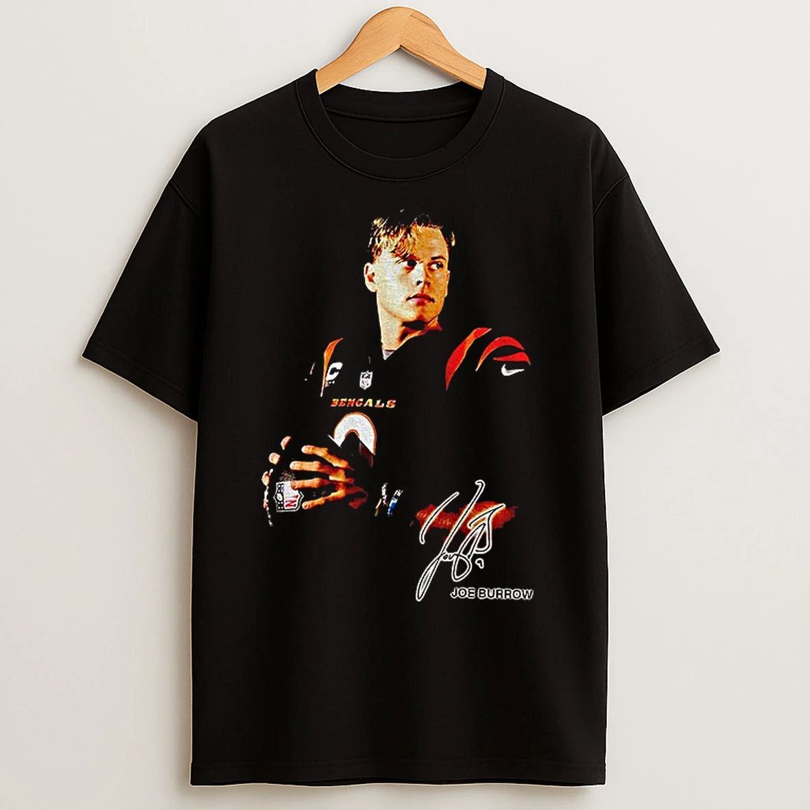 Classic Joe Burrow Vintage Bengals Football Signature T Shirts