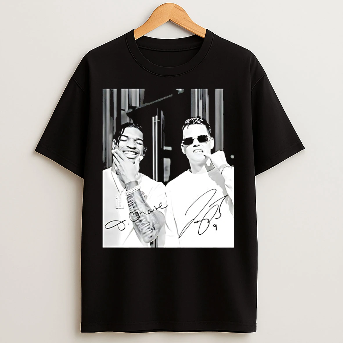 Classic Joe Burrow And Jamarr Chase Signature Retro T Shirts