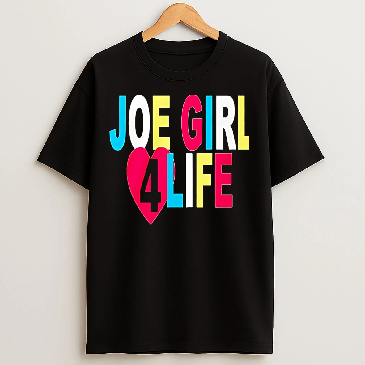 Classic Joe Girl 4 Life Heart Christmas T Shirts