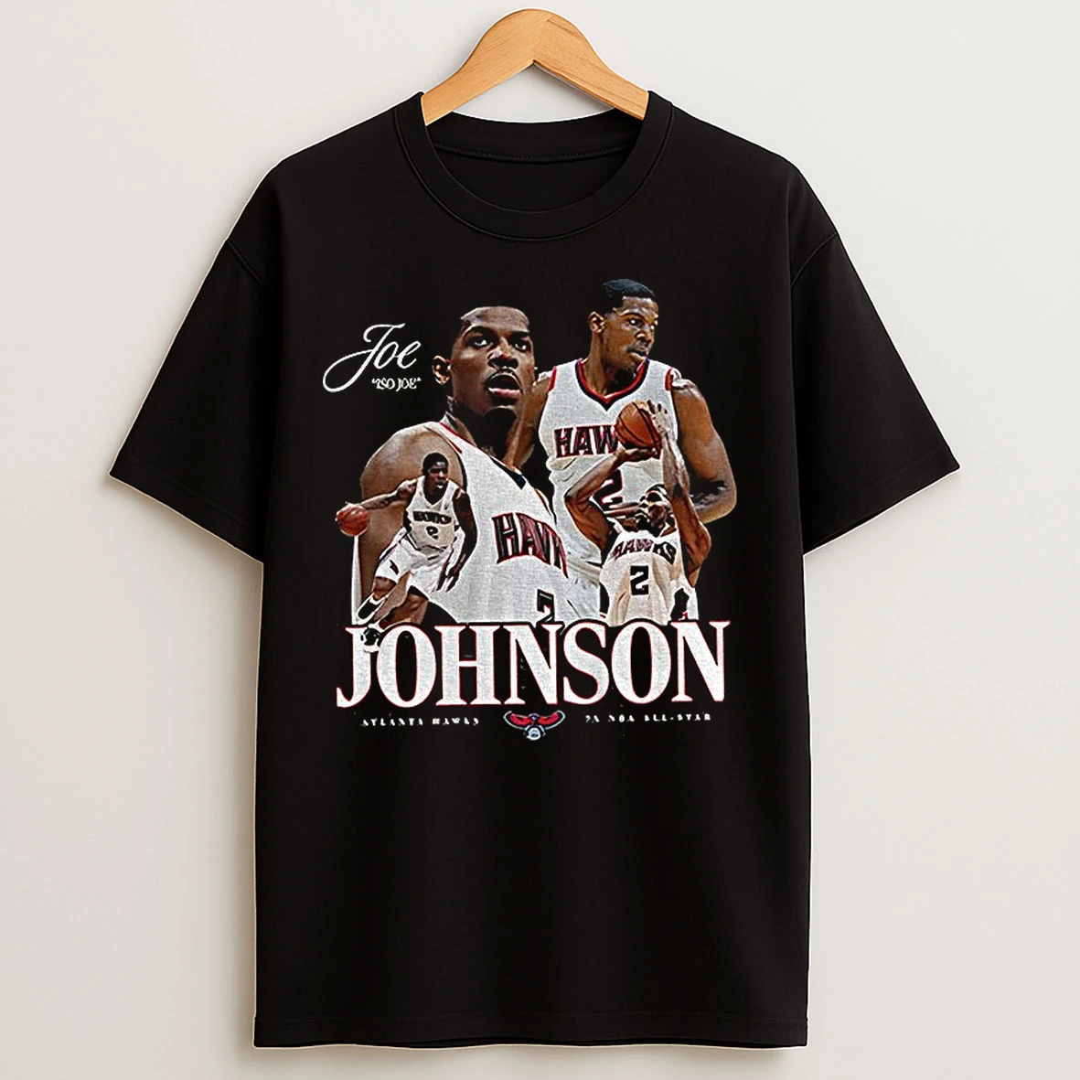Classic Joe Johnson Atlanta Hawks Basketball Player 2025 Graphic T Shirts