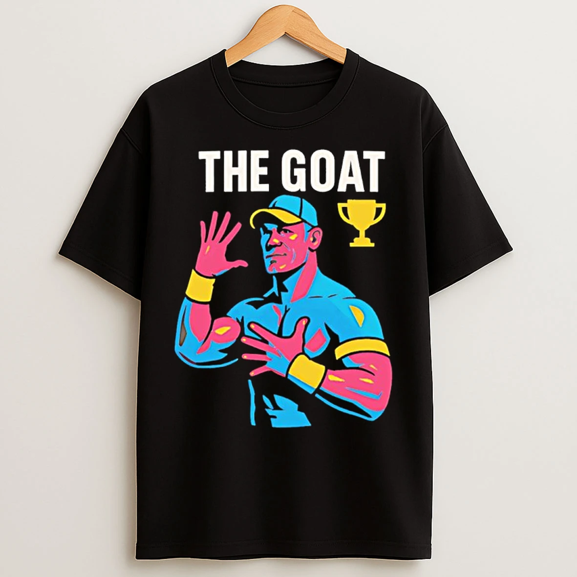 Classic John Cena Goat Champion Wwe T Shirts