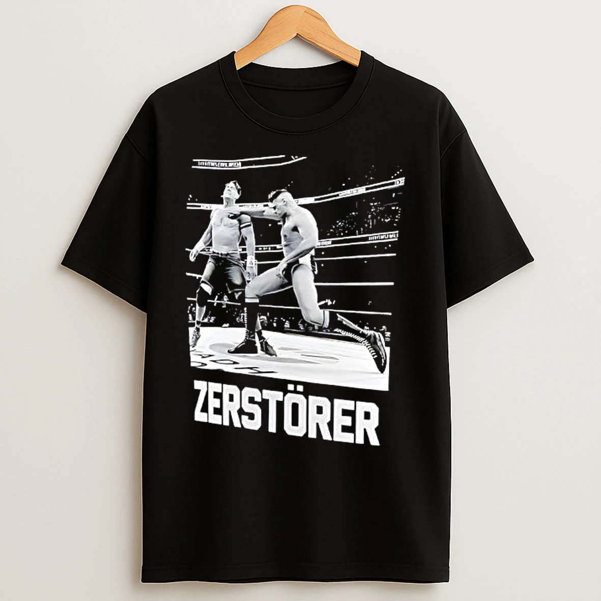 Classic John Cena Gunther Zerstorer Wwe Graphic T Shirts