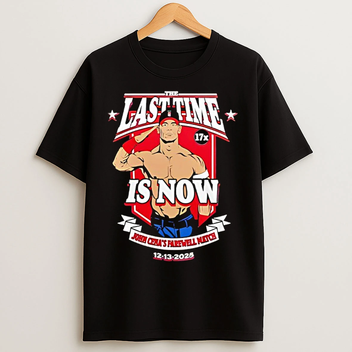 Classic John Cena The Last Time Is Now Farewell Match T Shirts