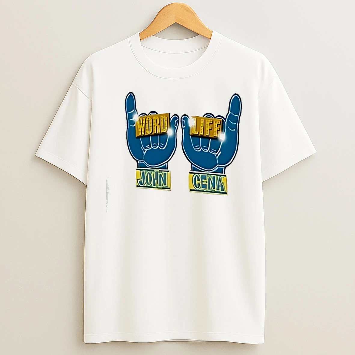 Classic John Cena Word Life Hand Sign T Shirts