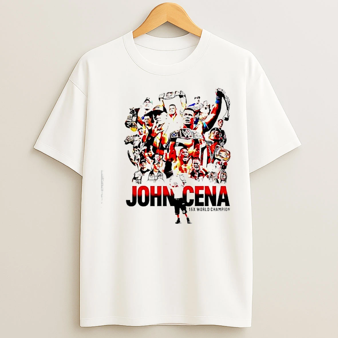 Classic John Cena Wrestlemania 17th Championship T Shirts
