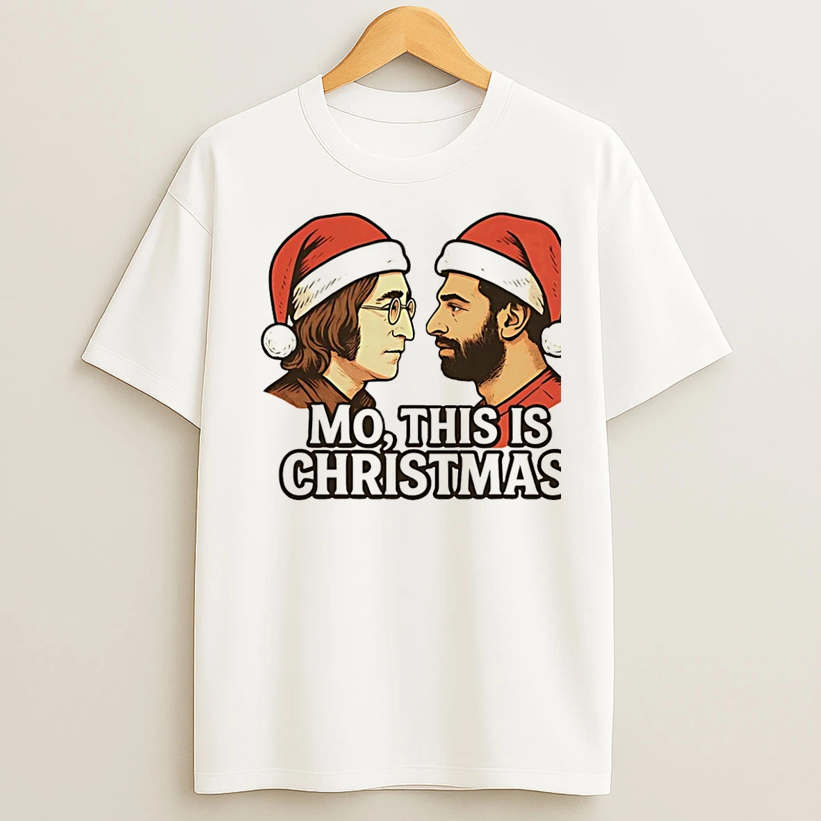 Classic John Lennon Mo Salah Mo This Is Christmas Christmas T Shirts