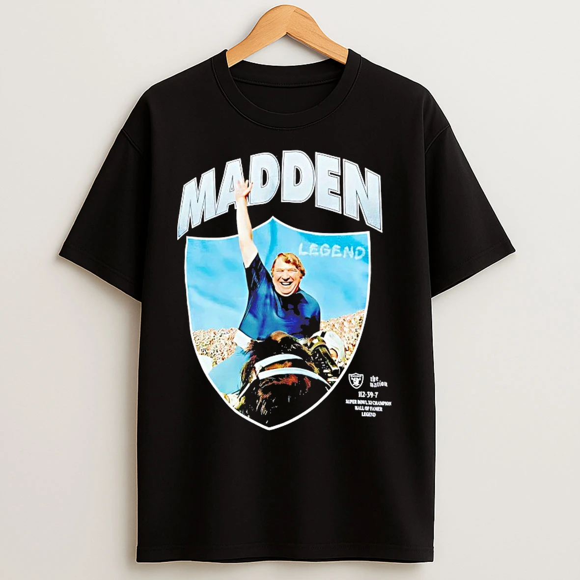 Classic John Madden Super Bowl Xi Champion Hall Of Famer Legend T Shirts