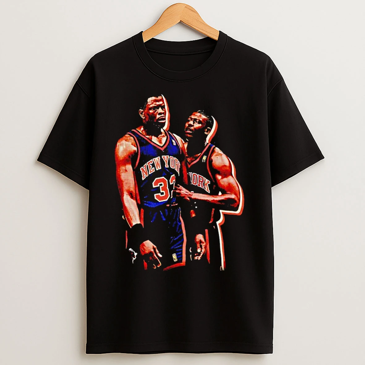 Classic John Starks New York Knicks Basketball Graphic T Shirts