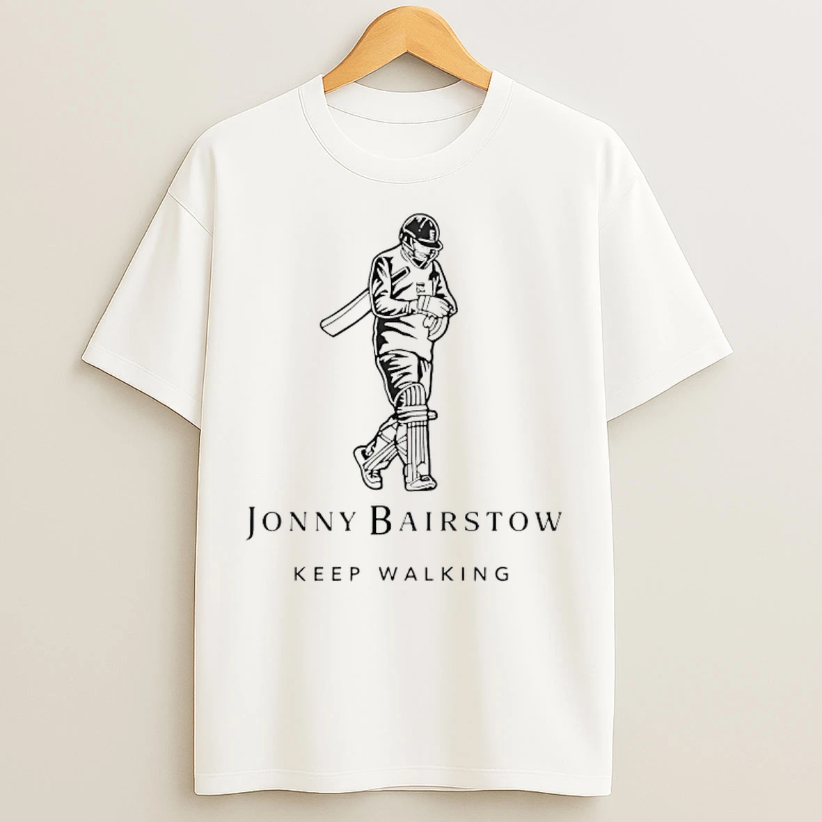 Classic Jonny Bairstow Keep Walking T Shirts