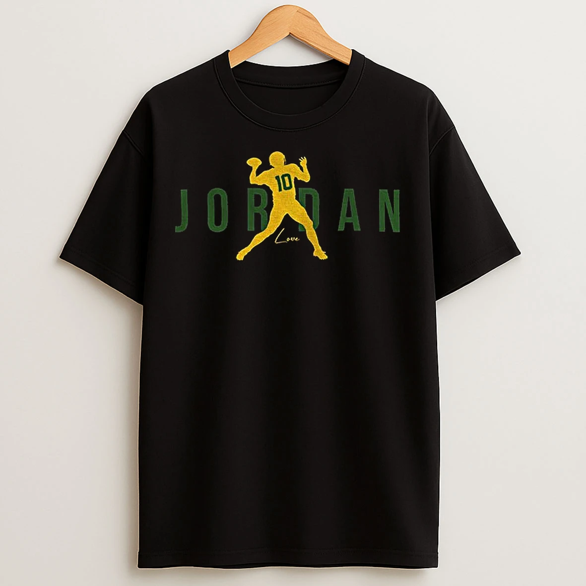 Classic Jordan Love Air Quarterback 10 Green Bay Packers Nfl Football 2025 Signature T Shirts