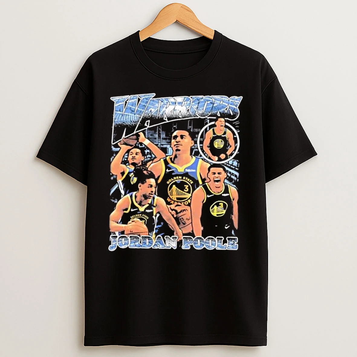 Classic Jordan Poole Golden State Warriors Basketball Vintage Graphic T Shirts