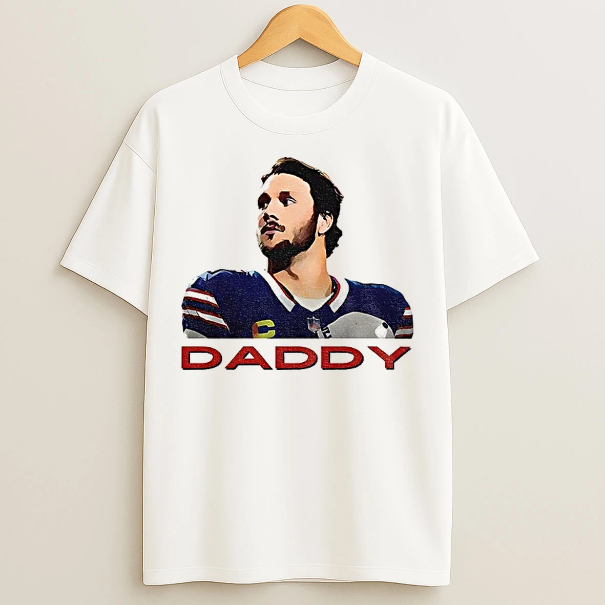 Classic Josh Allen Is Daddy Buffalo Bills Quarterback Portrait Bills Mafia Game Day T Shirts