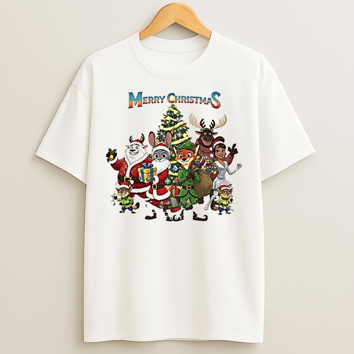 Classic Judy Hopps Nick Wilde And Friends Zootopia Christmas T Shirts