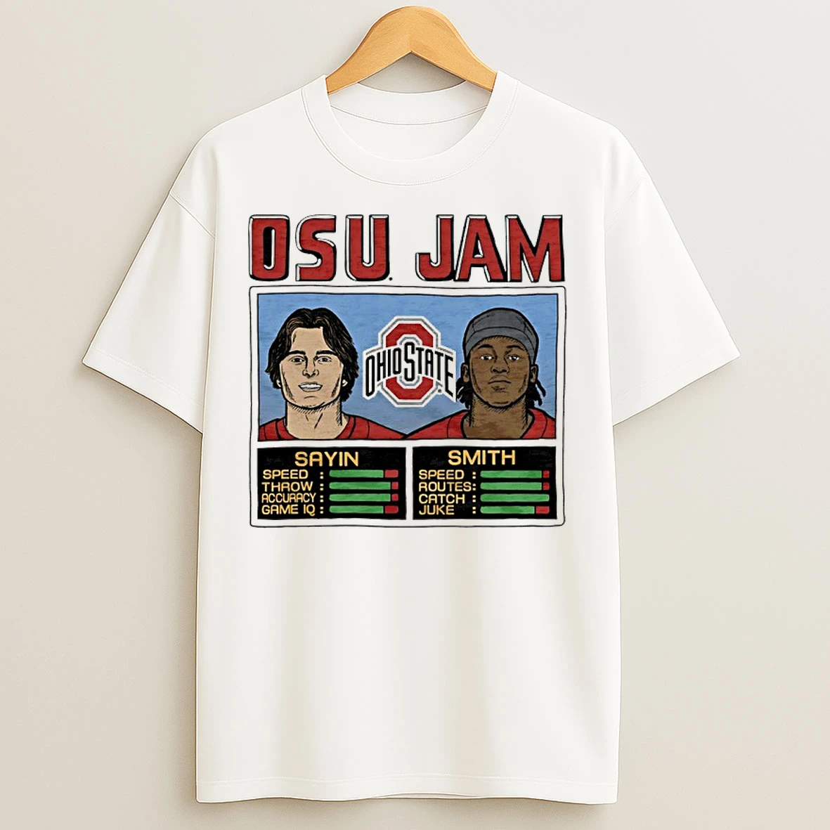 Classic Julian Sayin And Jeremiah Smith Osu Jam T Shirts