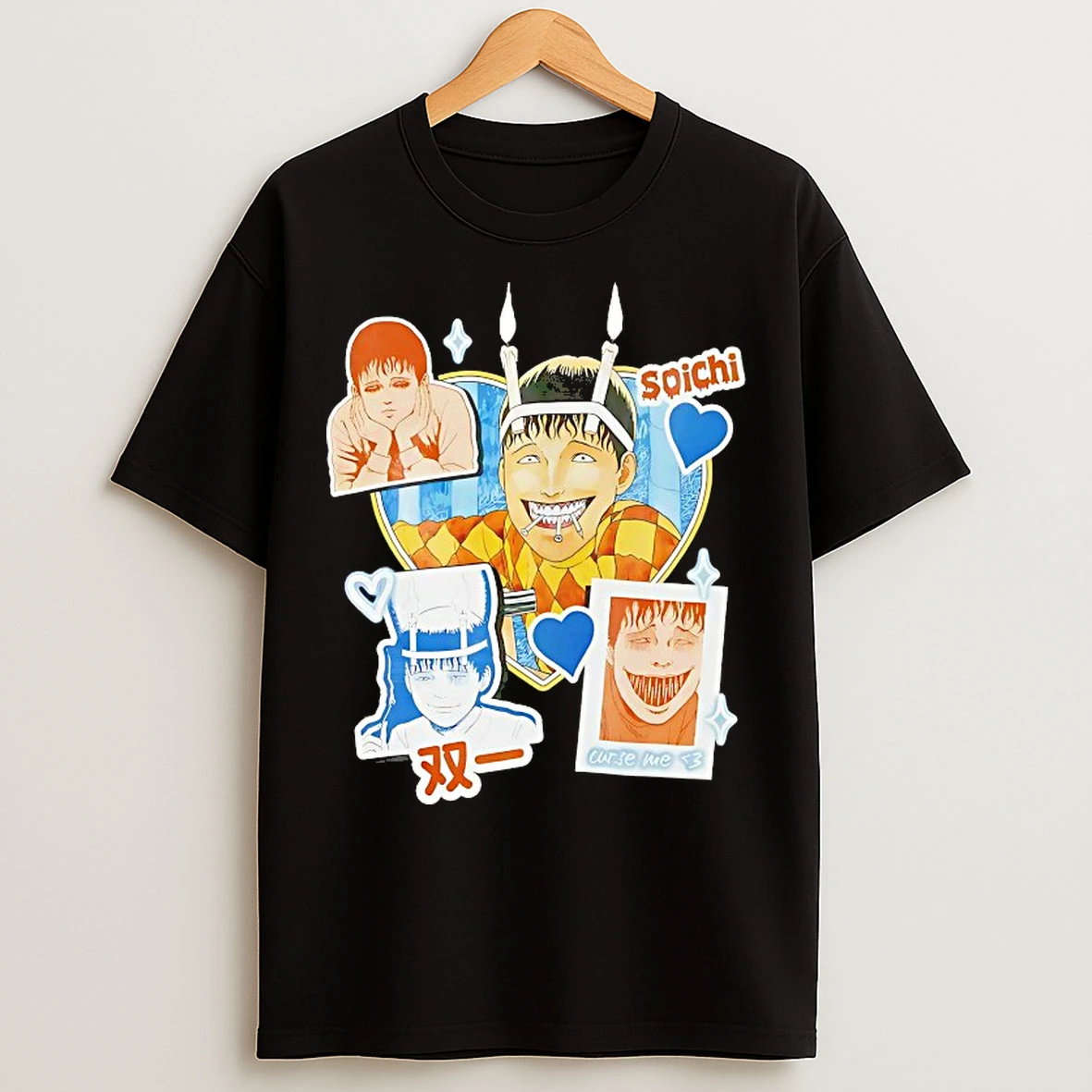 Classic Junji Ito Soichi Curse Me T Shirts