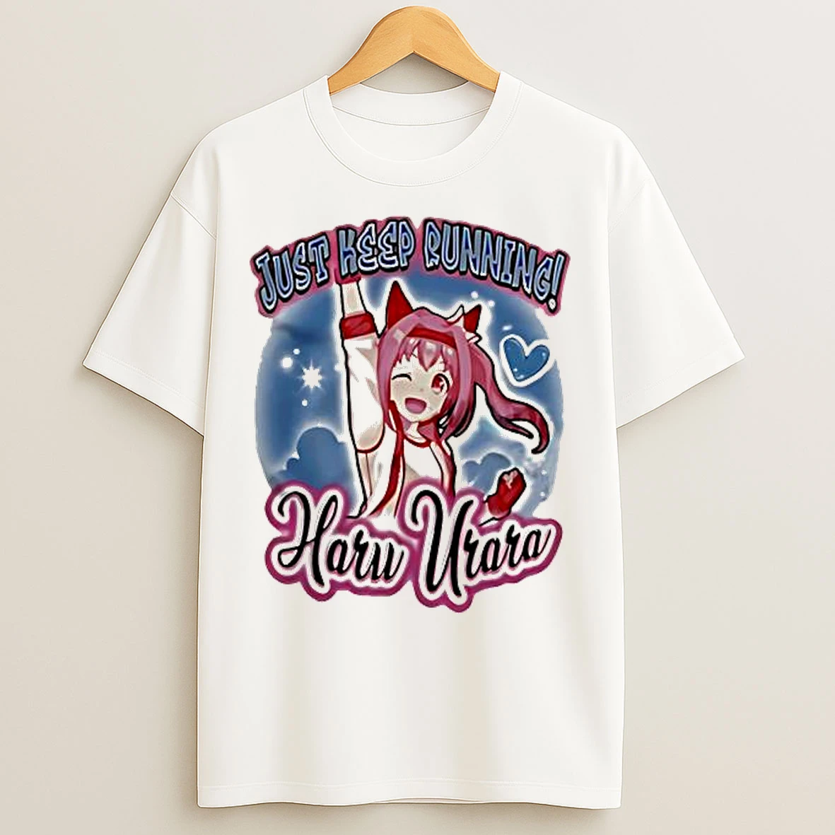 Classic Just Keep Running Haru Urara Cartoon T Shirts