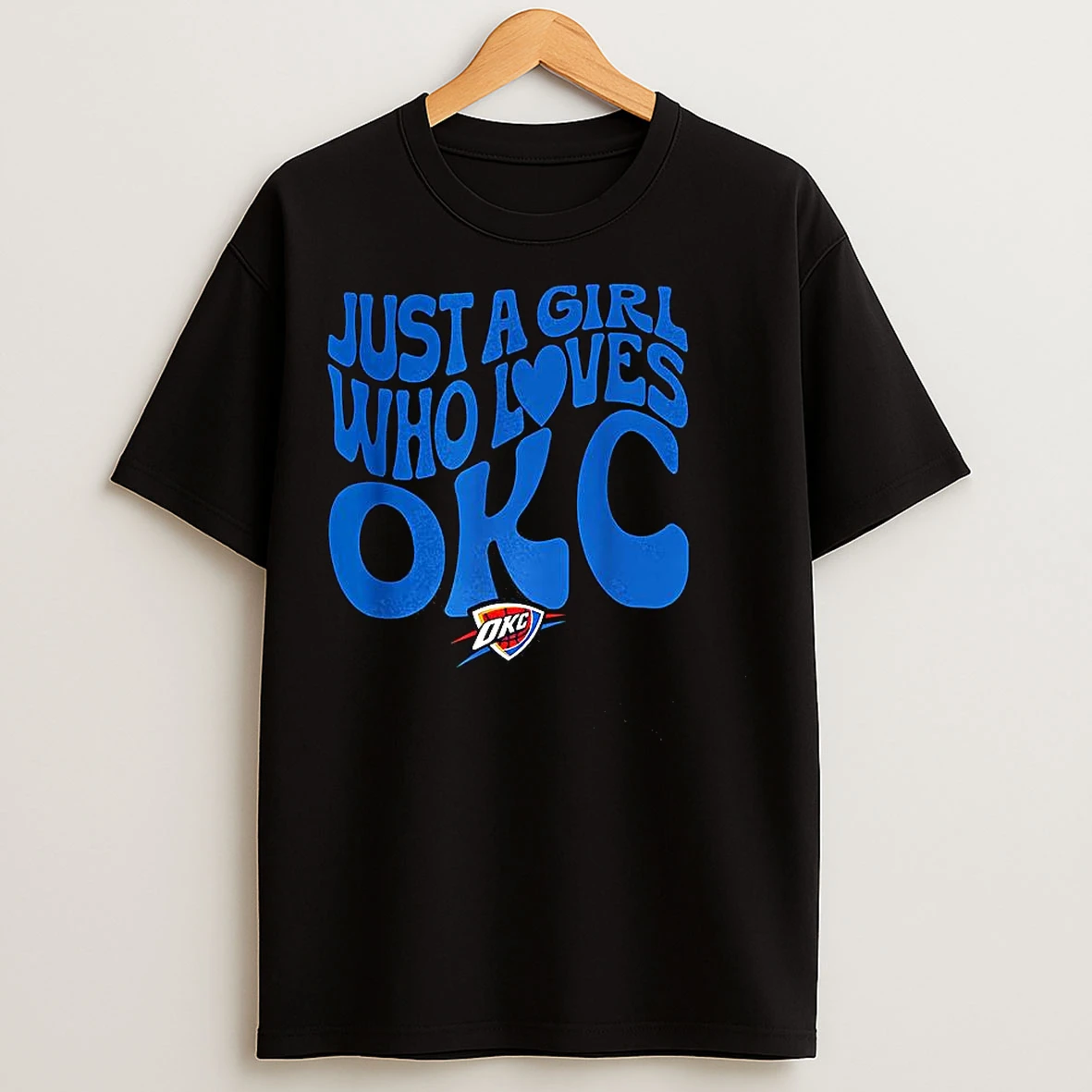Classic Just A Girl Who Loves Okc Thunder T Shirts