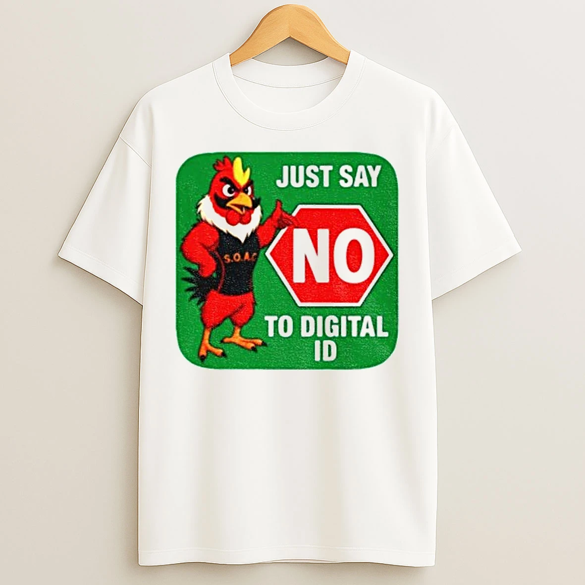 Classic Just Say No To Digital Id T Shirts