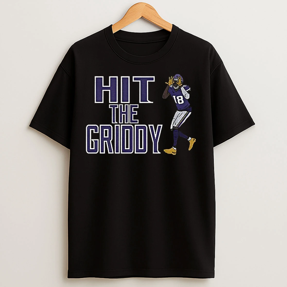 Classic Justin Jefferson Minnesota Vikings Hit The Griddy Football T Shirts