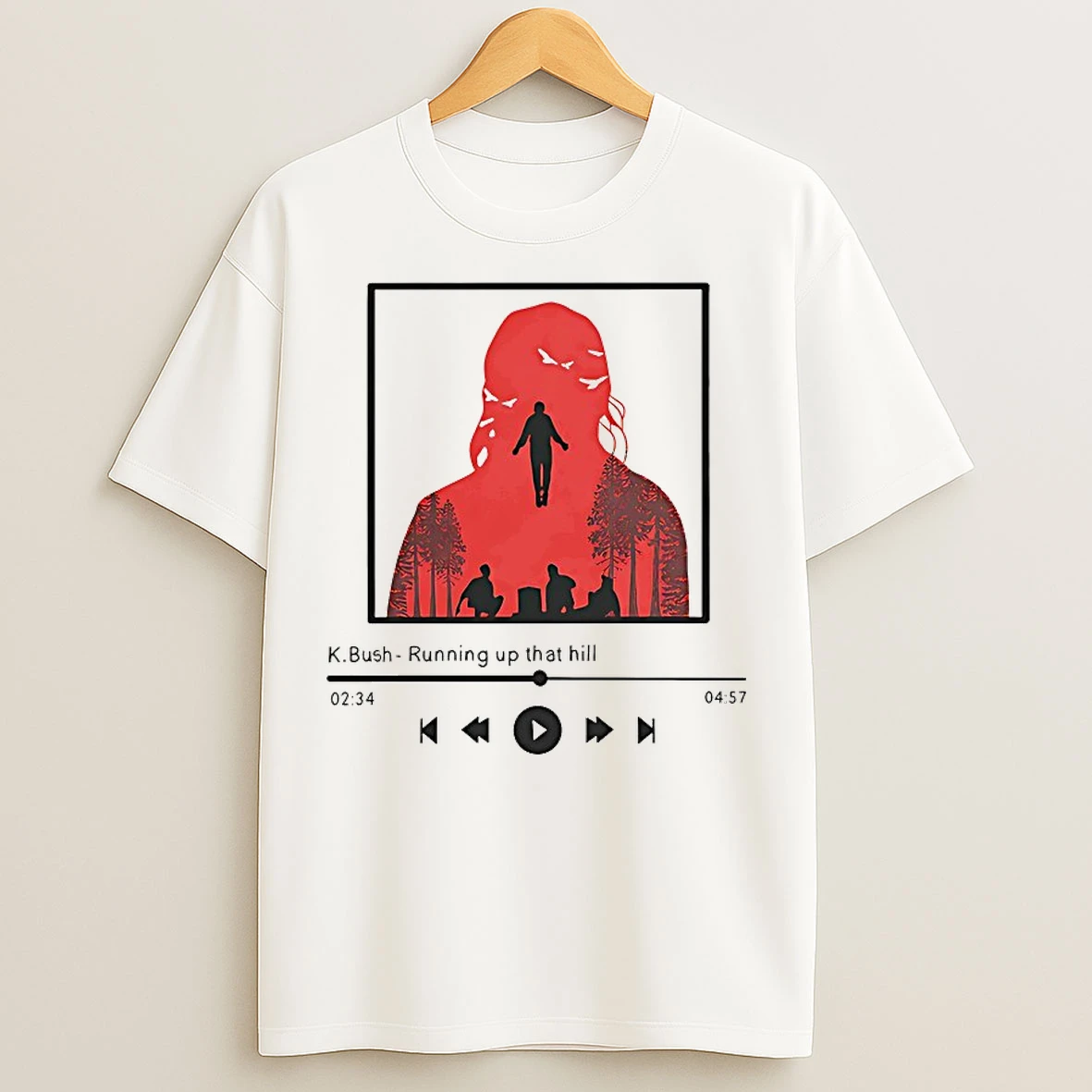 Classic K Bush Running Up That Hill T Shirts