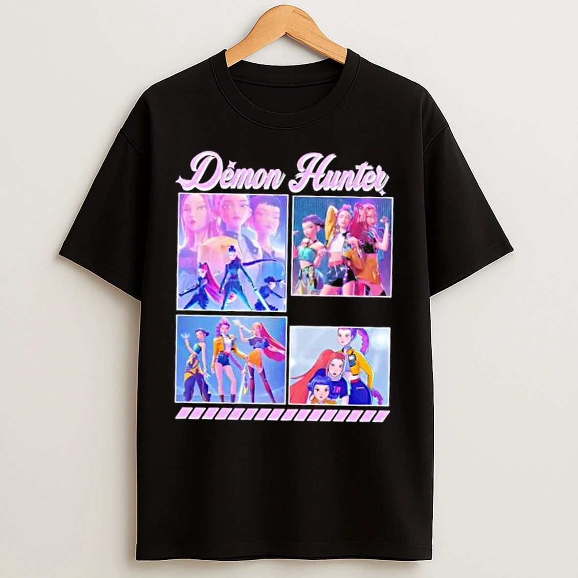 Classic K Pop Demon Hunter Anime Graphic T Shirts