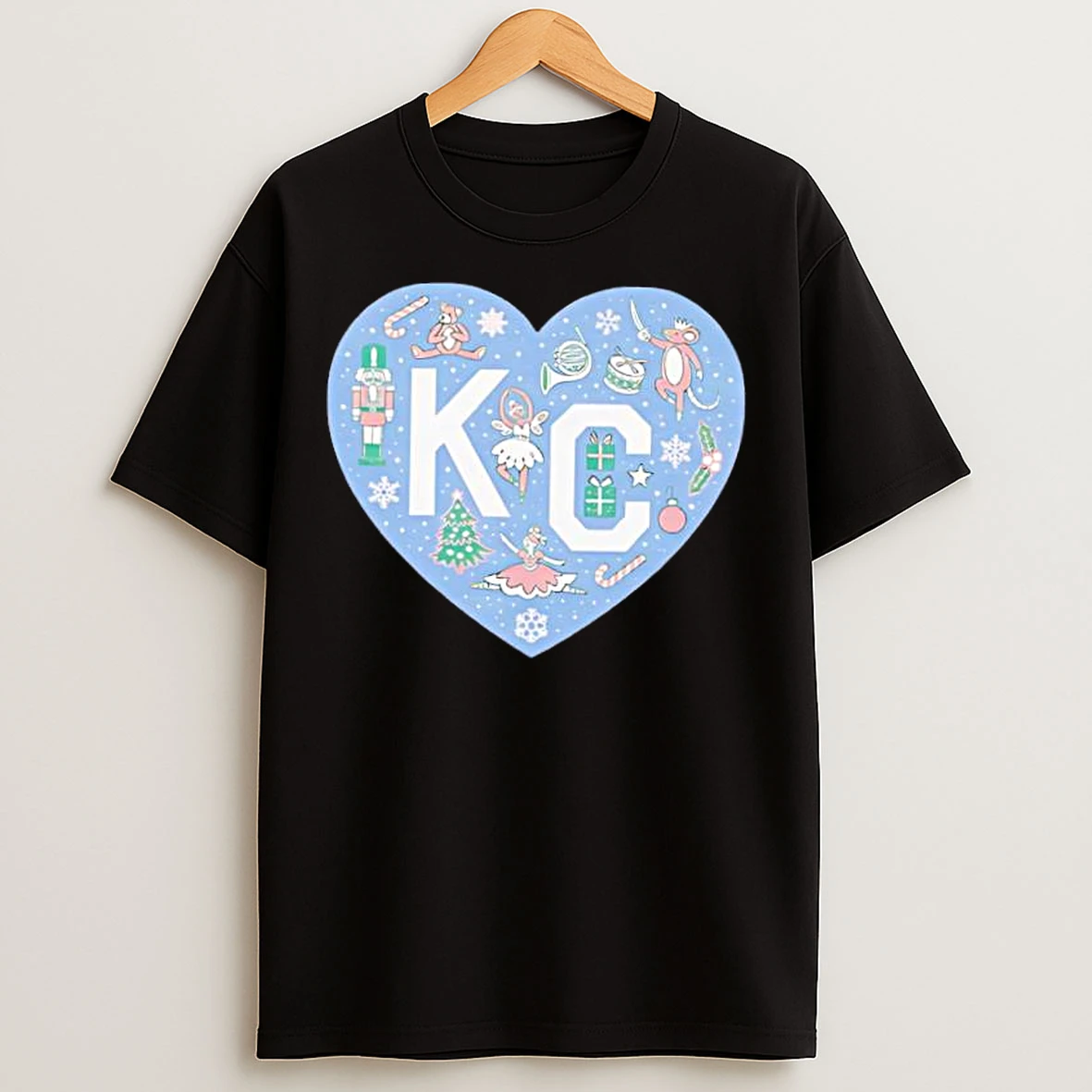 Classic Kc Ballet Nutcracker Heart T Shirts