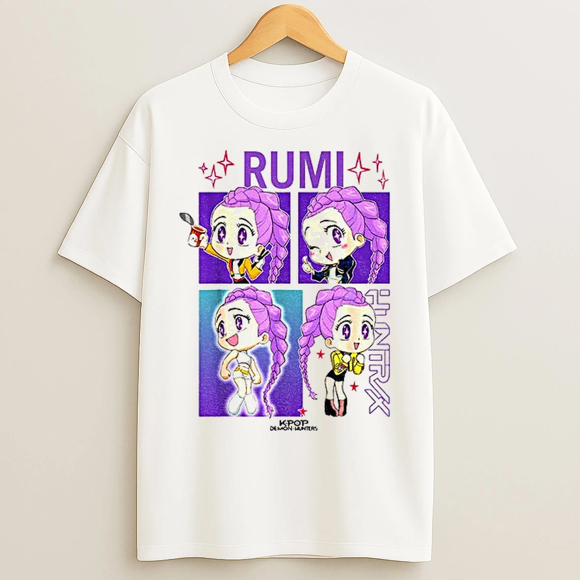 Classic Kpop Demon Hunters Rumi Officially T Shirts