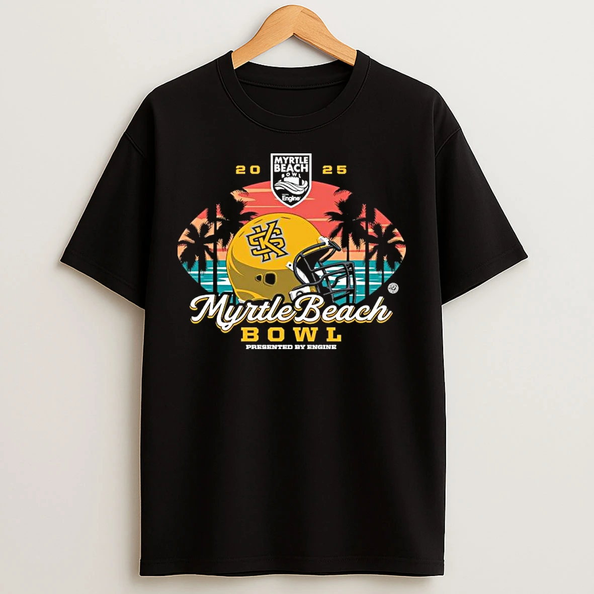 Classic Ksu Owls Myrtle Beach Bowl Vintage Helmet T Shirts
