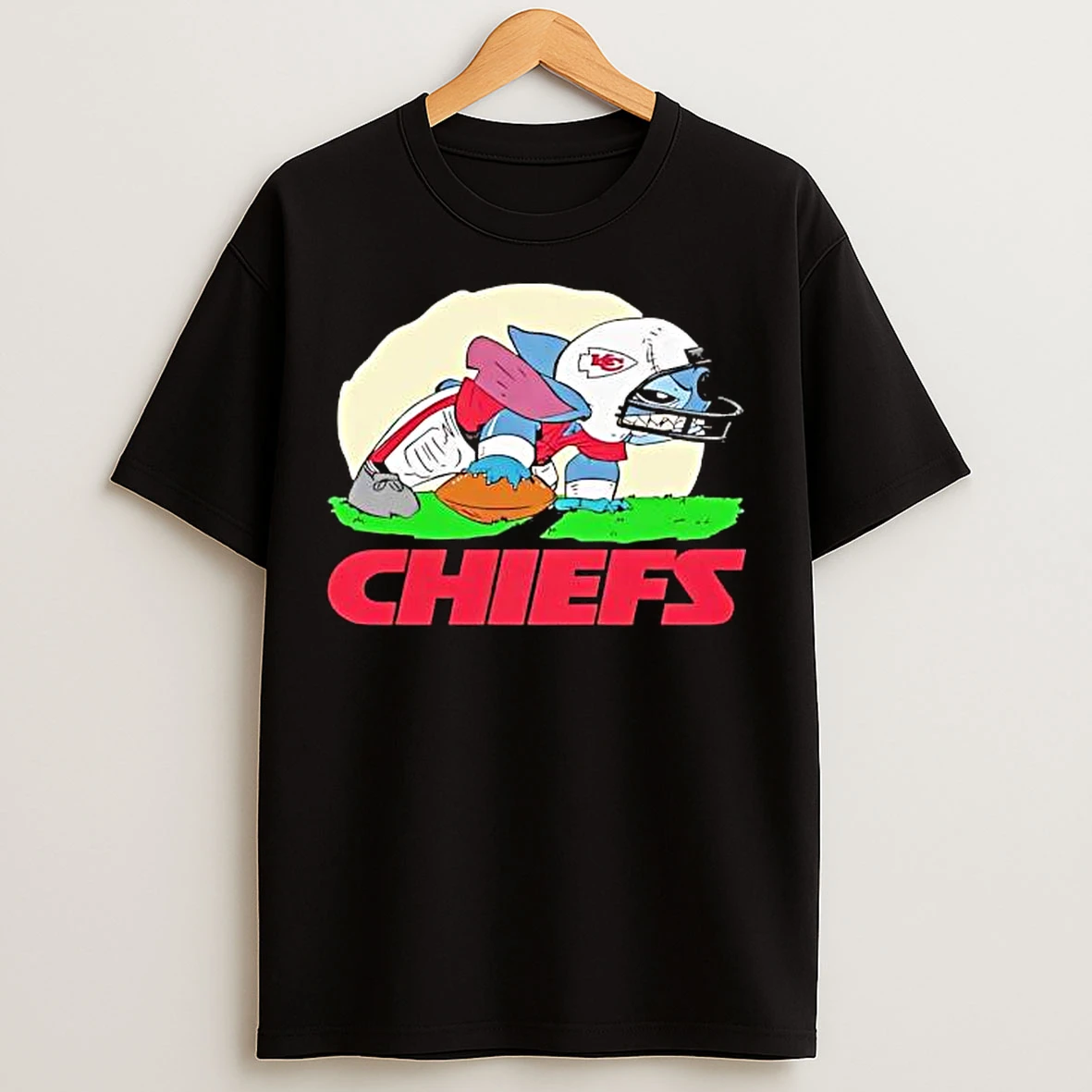 Classic Kansas City Chiefs X Angry Stitch T Shirts