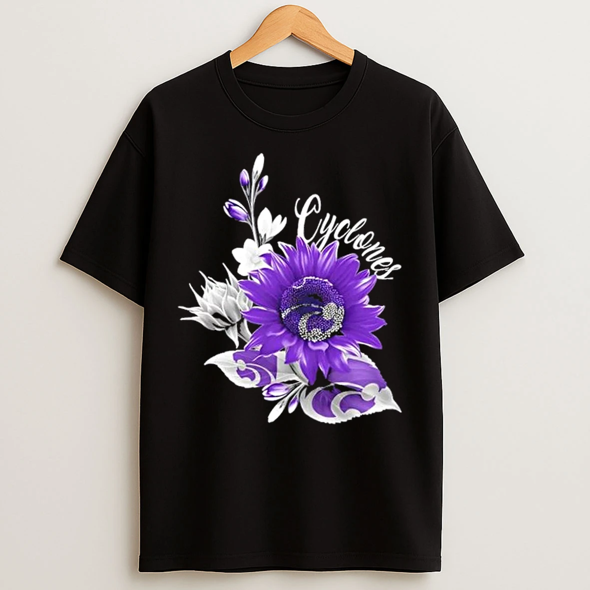 Classic Kansas State Wildcats Football X Sunflower Floral T Shirts