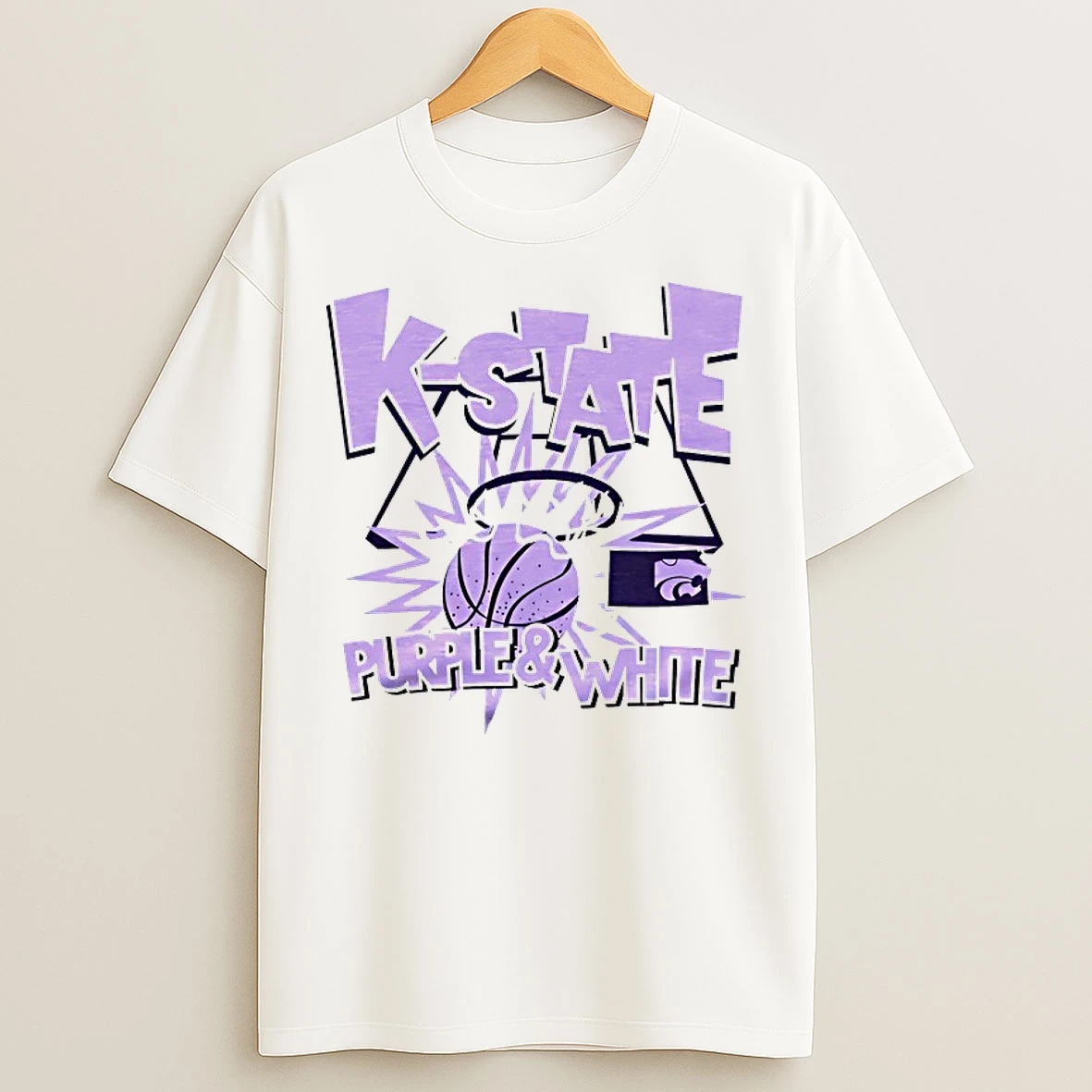 Classic Kansas State Wildcats Purple And White T Shirts