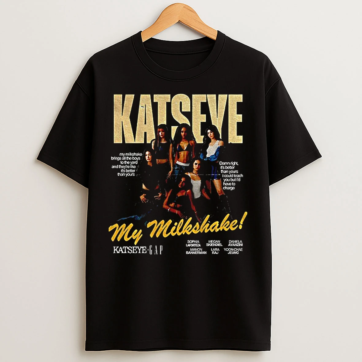 Classic Katseye Kpop Concert My Milkshake My Milkshake Brings All The Boys To The Yard T Shirts