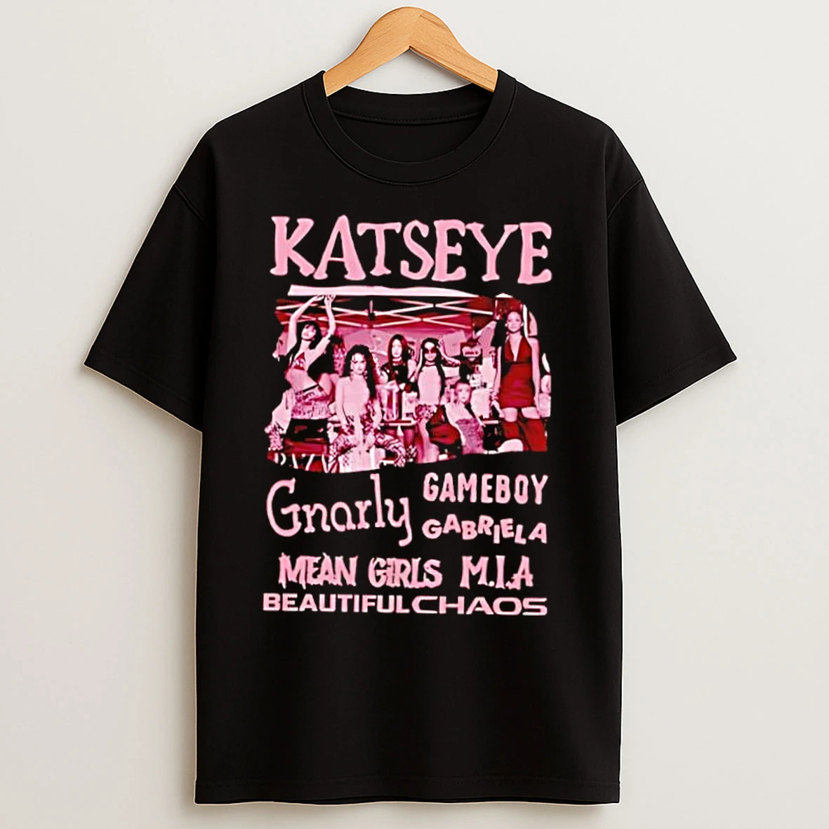 Classic Katseye The Beautiful Chaos Tour T Shirts