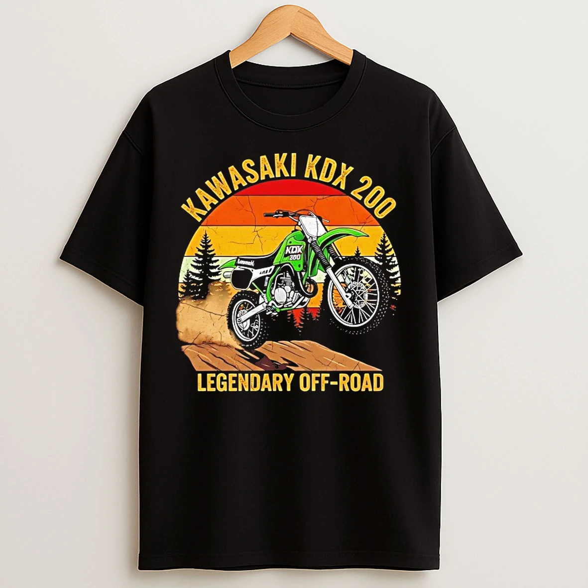Classic Kawasaki Kdx 200 Legendary Off Road Vintage T Shirts