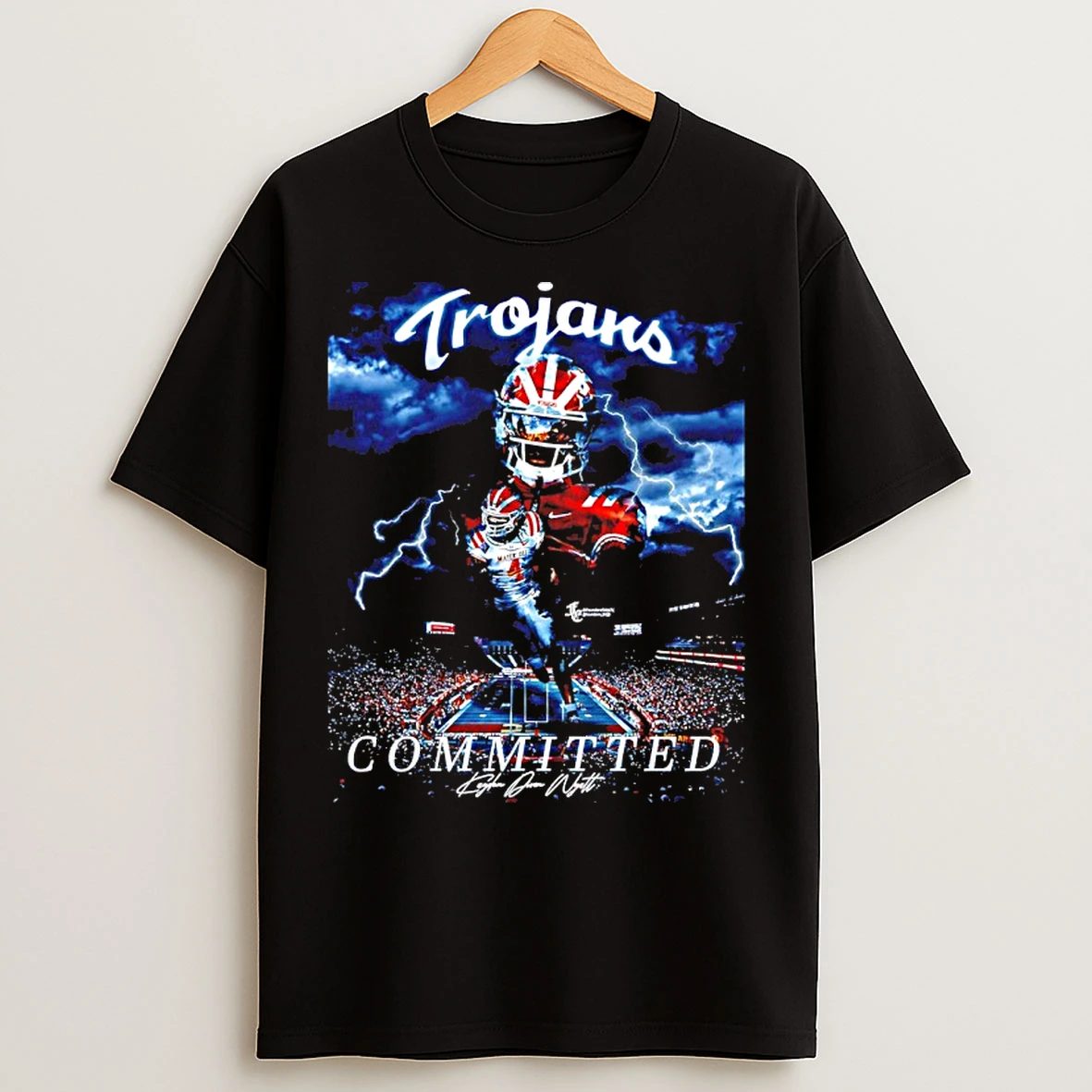 Classic Kayden Dixon Wyatt Trojans Committed T Shirts