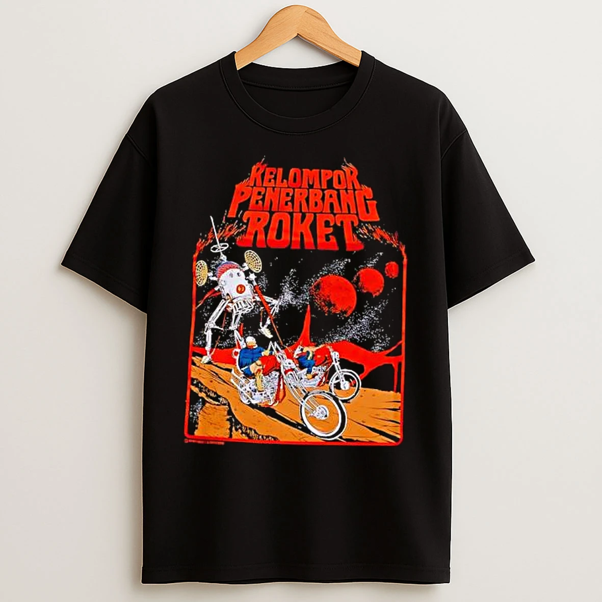 Classic Kelompok Penerbang Roket Band Rocket Flying Group T Shirts