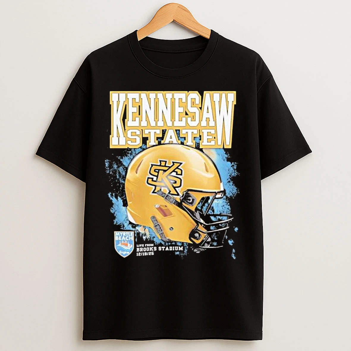 Classic Kennesaw State Owls Myrtle Beach Bowl Helmet T Shirts